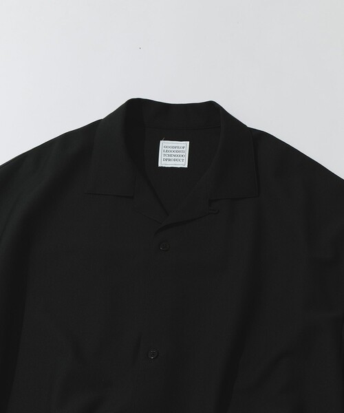 GOOD PEOPLE GOOD STITCHING GOOD PRODUCT(グッドピープルグッドスティッチンググッドプロダクト)の「【GOOD PEOPLE GOOD STITCHING GOOD PRODUCT/グッドピープルグッドスティッチンググッドプロダクト】別注 Open Collor Half Sleeve Shirt(シャツ/ブラウス・メンズ・ネイビー/カーキ・S/M)」の16枚目の写真