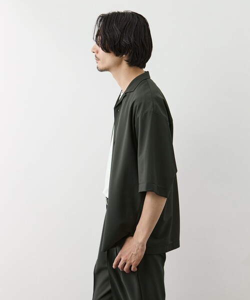 GOOD PEOPLE GOOD STITCHING GOOD PRODUCT(グッドピープルグッドスティッチンググッドプロダクト)の「【GOOD PEOPLE GOOD STITCHING GOOD PRODUCT/グッドピープルグッドスティッチンググッドプロダクト】別注 Open Collor Half Sleeve Shirt(シャツ/ブラウス・メンズ・ネイビー/カーキ・S/M)」の19枚目の写真