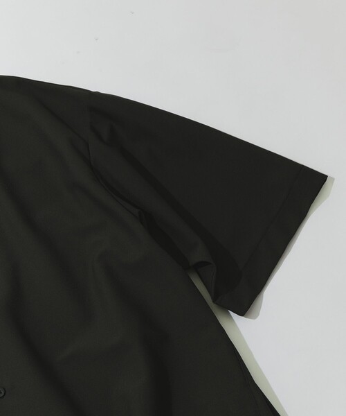 GOOD PEOPLE GOOD STITCHING GOOD PRODUCT(グッドピープルグッドスティッチンググッドプロダクト)の「【GOOD PEOPLE GOOD STITCHING GOOD PRODUCT/グッドピープルグッドスティッチンググッドプロダクト】別注 Open Collor Half Sleeve Shirt(シャツ/ブラウス・メンズ・ネイビー/カーキ・S/M)」の7枚目の写真