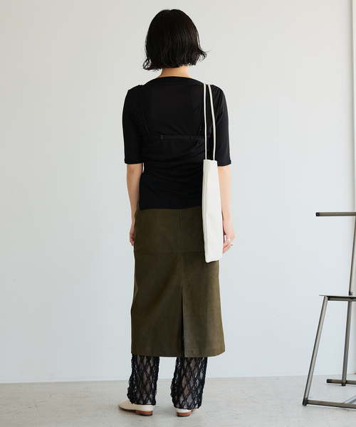 IENA LA BOUCLE(イエナラブークル)の「IENA LA BOUCLE ダイヤlaceレギンス(その他パンツ・レディース・ホワイト/ブラック・FREE)」の19枚目の写真