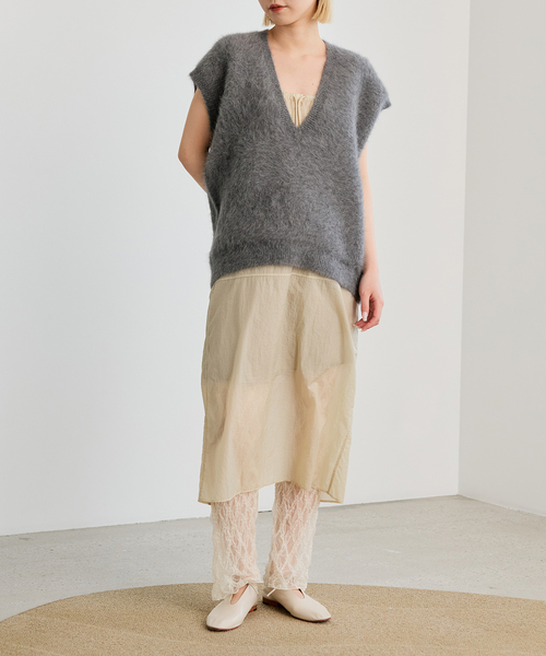 IENA LA BOUCLE(イエナラブークル)の「IENA LA BOUCLE ダイヤlaceレギンス(その他パンツ・レディース・ホワイト/ブラック・FREE)」の16枚目の写真