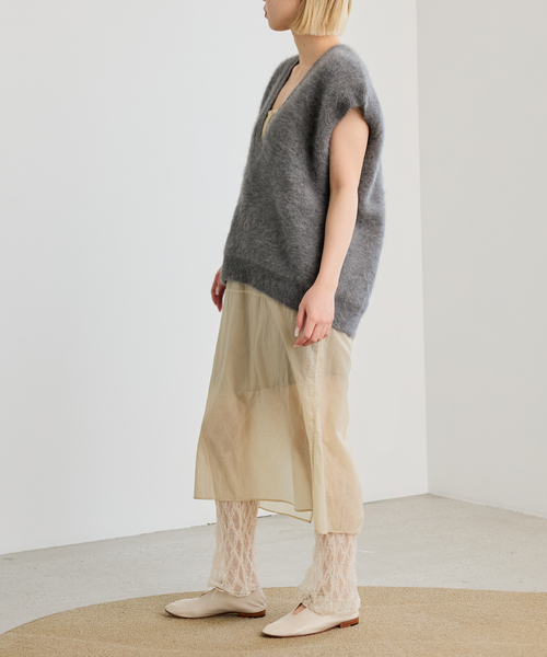 IENA LA BOUCLE(イエナラブークル)の「IENA LA BOUCLE ダイヤlaceレギンス(その他パンツ・レディース・ホワイト/ブラック・FREE)」の15枚目の写真