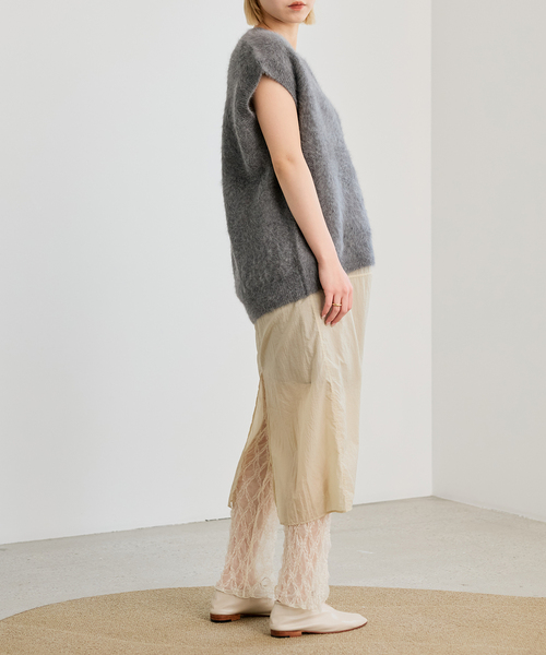 IENA LA BOUCLE(イエナラブークル)の「IENA LA BOUCLE ダイヤlaceレギンス(その他パンツ・レディース・ホワイト/ブラック・FREE)」の13枚目の写真