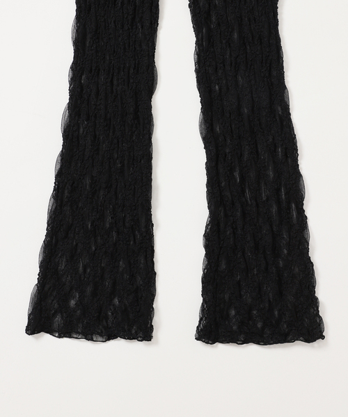 IENA LA BOUCLE(イエナラブークル)の「IENA LA BOUCLE ダイヤlaceレギンス(その他パンツ・レディース・ホワイト/ブラック・FREE)」の6枚目の写真