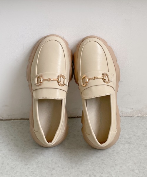 Shoes in Closet(シューズインクローゼット)の「【新入荷】+6.5㎝ 軽量 厚底 ゴールドビット スニーカー ローファー 6553(スニーカー・レディース・ブラック/ベージュ/ダークブラウン・L/M/3L/LL/S)」の22枚目の写真
