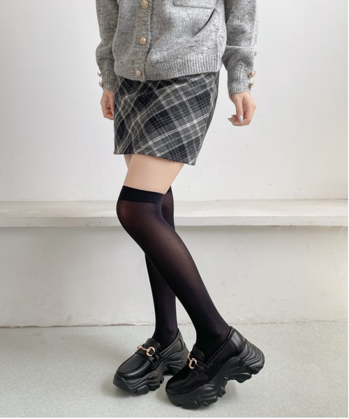 Shoes in Closet(シューズインクローゼット)の「【新入荷】+6.5㎝ 軽量 厚底 ゴールドビット スニーカー ローファー 6553(スニーカー・レディース・ブラック/ベージュ/ダークブラウン・L/M/3L/LL/S)」の7枚目の写真