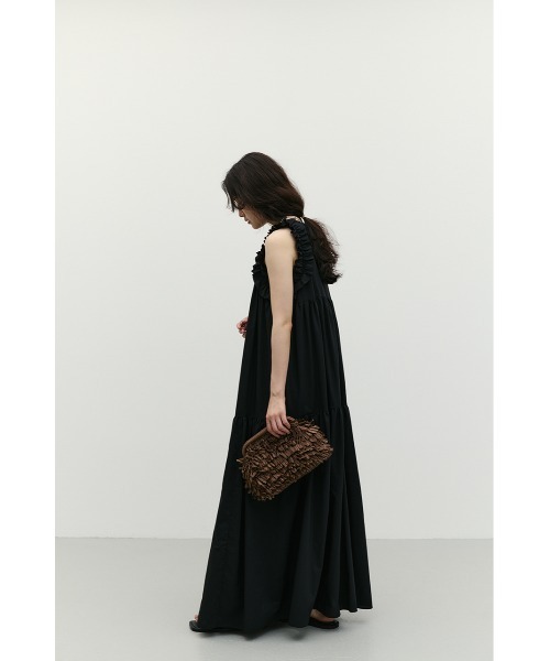 STYLEMIXER（スタイルミキサー）の「【SNSで話題・大人気夏ワンピ】アシンメトリーフリルティアードワンピース（ワンピース・レディース・ミント/ホワイト/ブラック・SMALL/MEDIUM）」の17枚目の写真