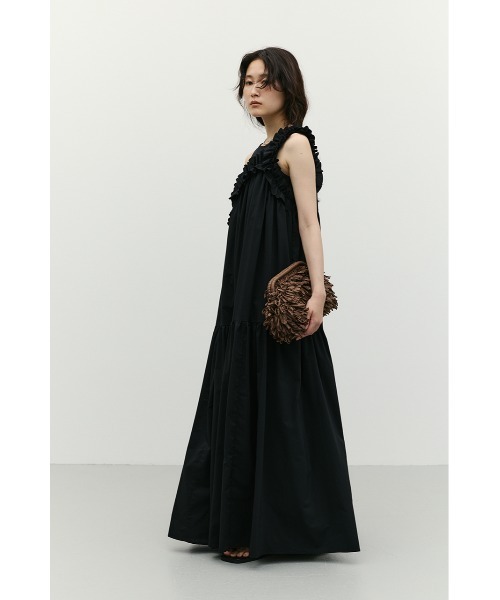 STYLEMIXER（スタイルミキサー）の「【SNSで話題・大人気夏ワンピ】アシンメトリーフリルティアードワンピース（ワンピース・レディース・ミント/ホワイト/ブラック・SMALL/MEDIUM）」の19枚目の写真