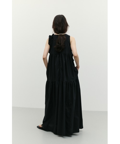 STYLEMIXER（スタイルミキサー）の「【SNSで話題・大人気夏ワンピ】アシンメトリーフリルティアードワンピース（ワンピース・レディース・ミント/ホワイト/ブラック・SMALL/MEDIUM）」の21枚目の写真