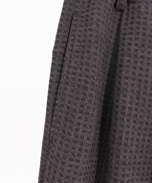 GLIMCLAP(グリムクラップ)の「mp15198-Geometric Jacquard Jersey Balloon Joggers with Elastic Hem バルーンジョガーパンツ(211-016-gla-cg)(その他パンツ・メンズ・ロイヤルブルー/チャコールグレー/ブラック・S/L/M)」の4枚目の写真