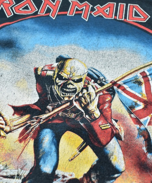 GILDAN（ギルダン）の「【USED】Y2K GILDAN “Iron Maiden” バンドTシャツ（Tシャツ/カットソー・メンズ・ブラック・LARGE）」の3枚目の写真