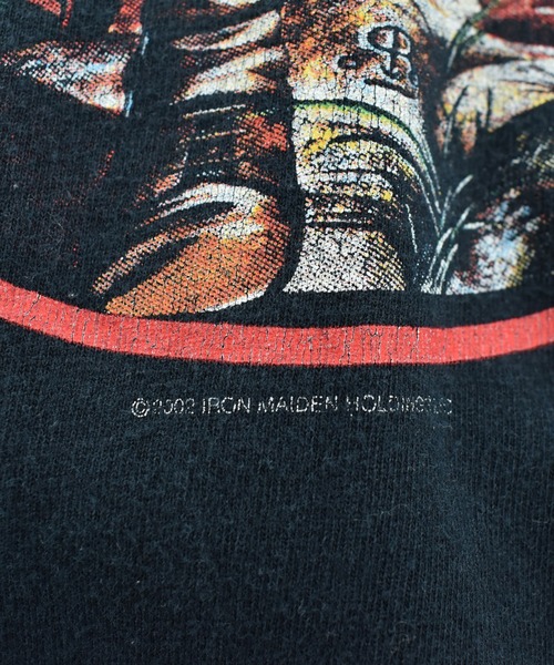 GILDAN（ギルダン）の「【USED】Y2K GILDAN “Iron Maiden” バンドTシャツ（Tシャツ/カットソー・メンズ・ブラック・LARGE）」の4枚目の写真