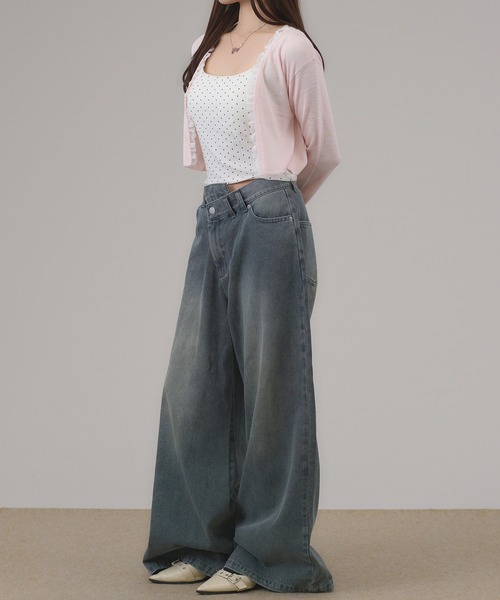 apres jour mignon(アプレジュールミニョン)の「【aresjour mignon×Shionコラボ】UVカットレースカーディガン(カーディガン/ボレロ・レディース・アイボリー/ライトイエロー/ピンク/ブラウン・LARGE/フリー)」の9枚目の写真
