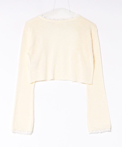 apres jour mignon(アプレジュールミニョン)の「【aresjour mignon×Shionコラボ】UVカットレースカーディガン(カーディガン/ボレロ・レディース・アイボリー/ライトイエロー/ピンク/ブラウン・LARGE/フリー)」の11枚目の写真