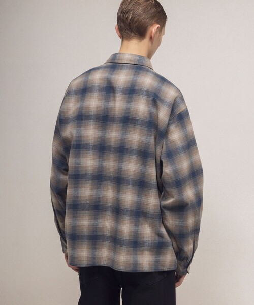 PENDLETON(ペンドルトン)の「<PENDLETON × monkey time>ネル チェック シャツ(シャツ/ブラウス・メンズ・ダークグレー/オリーブ/レッド・S/M/L)」の6枚目の写真
