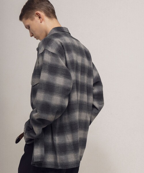 PENDLETON(ペンドルトン)の「<PENDLETON × monkey time>ネル チェック シャツ(シャツ/ブラウス・メンズ・ダークグレー/オリーブ/レッド・S/M/L)」の14枚目の写真