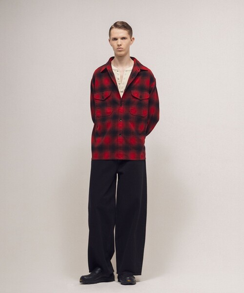 PENDLETON(ペンドルトン)の「<PENDLETON × monkey time>ネル チェック シャツ(シャツ/ブラウス・メンズ・ダークグレー/オリーブ/レッド・S/M/L)」の19枚目の写真