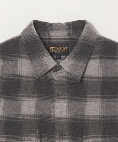 PENDLETON(ペンドルトン)の「<PENDLETON × monkey time>ネル チェック シャツ(シャツ/ブラウス・メンズ・ダークグレー/オリーブ/レッド・S/M/L)」の22枚目の写真