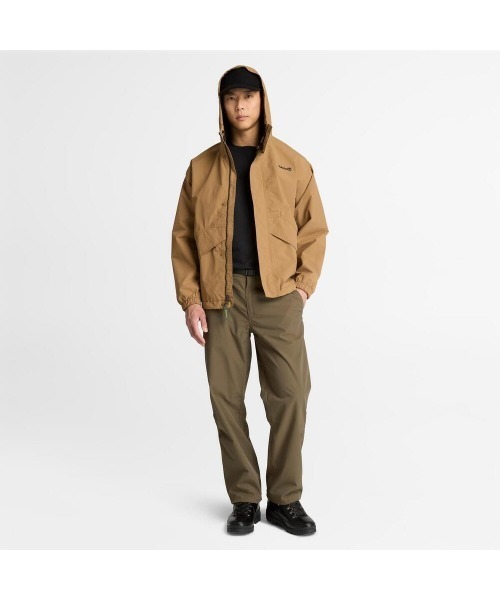 Timberland(ティンバーランド)の「ウォータープルーフ シェル ジャケット メンズ (防水)(その他アウター・メンズ・ベージュ・X-LARGE/LARGE)」の2枚目の写真