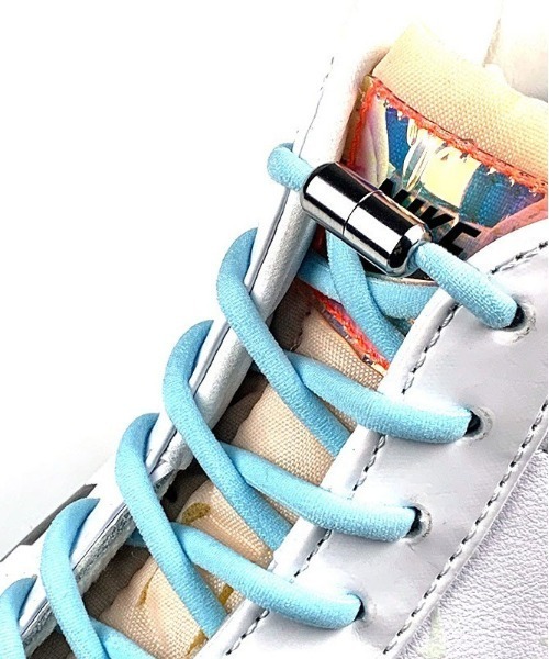 BACKYARD FAMILY（バックヤードファミリー）の「結ばない 靴ひも kshoes209（シューケア用品・レディース・ブラック/イエロー/ホワイト/ベージュ・FREE）」の7枚目の写真