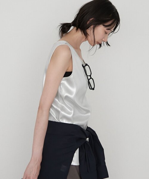 LOUNGEDRESS(ラウンジドレス)の「【earthy_/アーシー】シャイニータンク(タンクトップ・レディース・シルバー/ゴールド・FREE)」の10枚目の写真