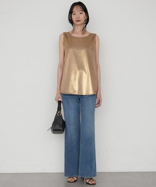 LOUNGEDRESS(ラウンジドレス)の「【earthy_/アーシー】シャイニータンク(タンクトップ・レディース・シルバー/ゴールド・FREE)」の13枚目の写真