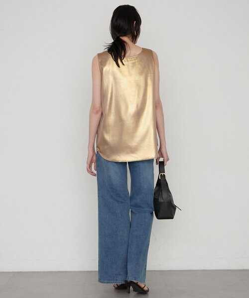 LOUNGEDRESS(ラウンジドレス)の「【earthy_/アーシー】シャイニータンク(タンクトップ・レディース・シルバー/ゴールド・FREE)」の16枚目の写真
