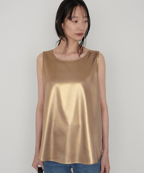 LOUNGEDRESS(ラウンジドレス)の「【earthy_/アーシー】シャイニータンク(タンクトップ・レディース・シルバー/ゴールド・FREE)」の19枚目の写真