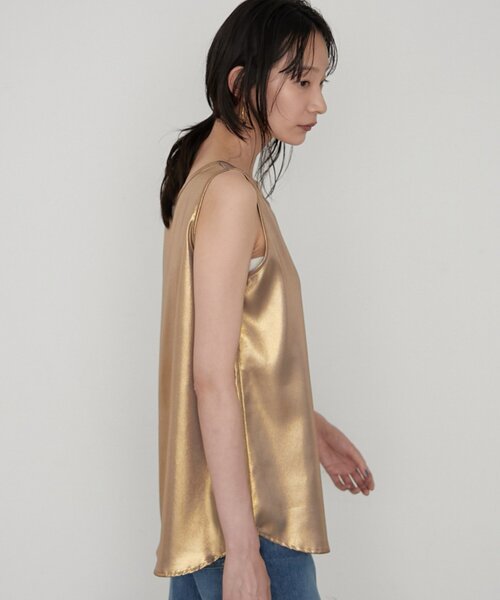 LOUNGEDRESS(ラウンジドレス)の「【earthy_/アーシー】シャイニータンク(タンクトップ・レディース・シルバー/ゴールド・FREE)」の22枚目の写真