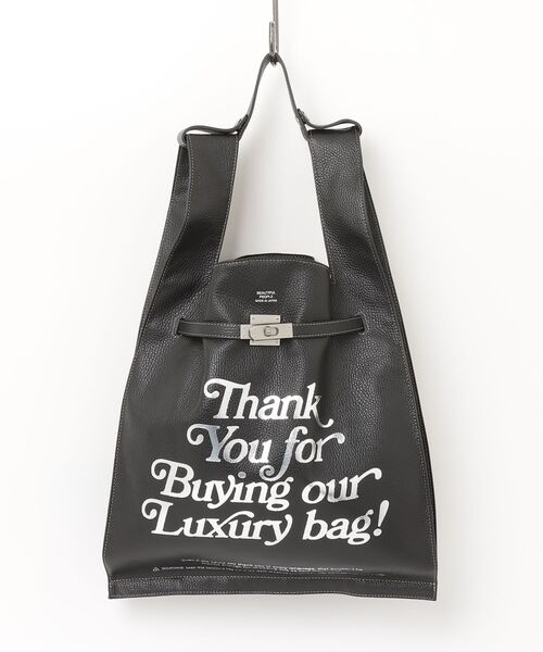 beautiful people(ビューティフルピープル)の「beautiful people/ビューティフルピープル/gratitude xlarge market bag(トートバッグ・レディース・ブラック・F)」の1枚目の写真
