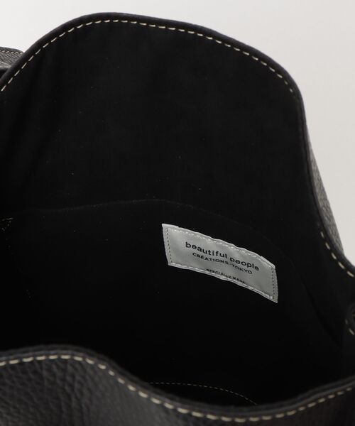 beautiful people(ビューティフルピープル)の「beautiful people/ビューティフルピープル/gratitude xlarge market bag(トートバッグ・レディース・ブラック・F)」の4枚目の写真