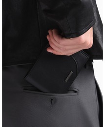 EMPORIO ARMANI | 【エンポリオ アルマーニ】メタルロゴ コインポケット付き レザー二つ折り財布(財布)