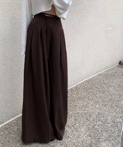 Aelina（エリナ）の「パンツ（その他パンツ・レディース・ベージュ/ブラック/ブラウン・FREE）」の5枚目の写真