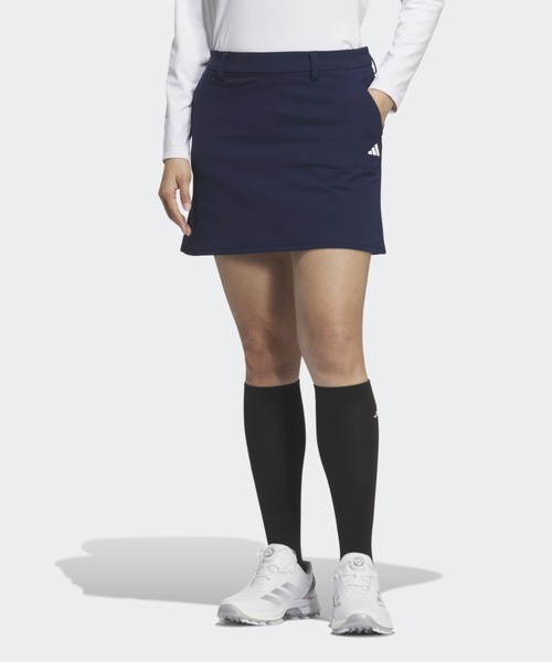 adidas(アディダス)の「EX STRETCH ACTIVE 撥水 スカート【adidas Golf/アディダスゴルフ】(スカート・レディース・ネイビー・MEDIUM/X-LARGE/SMALL/LARGE/XX-LARGE)」の1枚目の写真