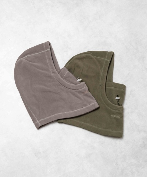 WILD THINGS(ワイルドシングス)の「【es】【WILD THINGS】POLARTEC STORM HOODIE(ネックウォーマー/スヌード・メンズ・ライトグレー/グレー・FREE)」の5枚目の写真