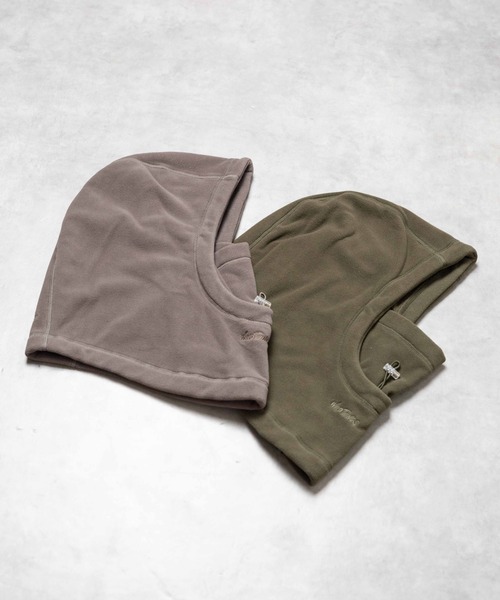 WILD THINGS(ワイルドシングス)の「【es】【WILD THINGS】POLARTEC STORM HOODIE(ネックウォーマー/スヌード・メンズ・ライトグレー/グレー・FREE)」の7枚目の写真