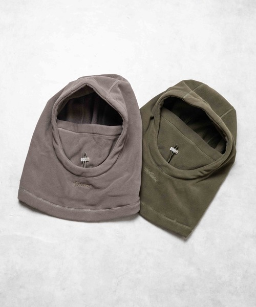 WILD THINGS(ワイルドシングス)の「【es】【WILD THINGS】POLARTEC STORM HOODIE(ネックウォーマー/スヌード・メンズ・ライトグレー/グレー・FREE)」の8枚目の写真