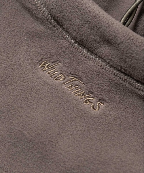 WILD THINGS(ワイルドシングス)の「【es】【WILD THINGS】POLARTEC STORM HOODIE(ネックウォーマー/スヌード・メンズ・ライトグレー/グレー・FREE)」の10枚目の写真