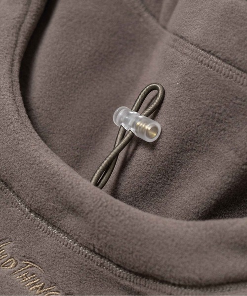 WILD THINGS(ワイルドシングス)の「【es】【WILD THINGS】POLARTEC STORM HOODIE(ネックウォーマー/スヌード・メンズ・ライトグレー/グレー・FREE)」の11枚目の写真