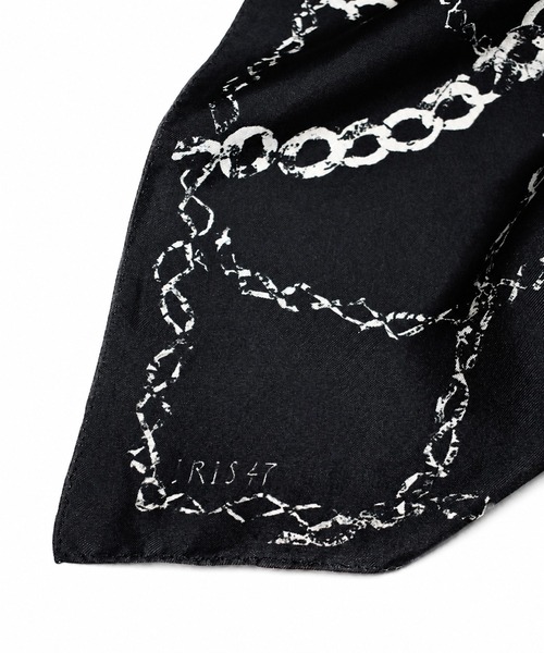 IRIS47(イリスフォーセブン)の「【IRIS 47】tangle mini scarf/タングル ミニ スカーフ dress46(バンダナ/スカーフ・レディース・ブラック・FREE)」の3枚目の写真