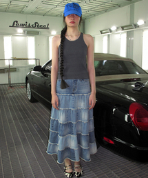 CENTAUR.KR（セントール）の「STANDARD SOLID TANK TOP_CHARCOAL（Tシャツ/カットソー）」