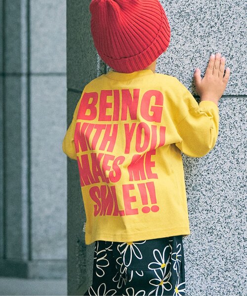 F.O.KIDS(エフオーキッズ)の「カラバリグラフィックロンT(Tシャツ/カットソー・キッズ・パープル/グレー/レッド/ターコイズブルー/チャコール/グリーン/ネイビー/オフホワイト/ベージュ/イエロー・100/150/80/90/140/130/120/110/160)」の9枚目の写真