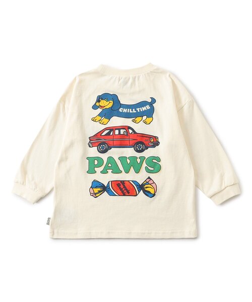 F.O.KIDS(エフオーキッズ)の「カラバリグラフィックロンT(Tシャツ/カットソー・キッズ・パープル/グレー/レッド/ターコイズブルー/チャコール/グリーン/ネイビー/オフホワイト/ベージュ/イエロー・100/150/80/90/140/130/120/110/160)」の18枚目の写真