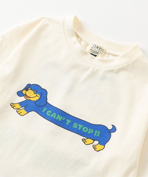 F.O.KIDS(エフオーキッズ)の「カラバリグラフィックロンT(Tシャツ/カットソー・キッズ・パープル/グレー/レッド/ターコイズブルー/チャコール/グリーン/ネイビー/オフホワイト/ベージュ/イエロー・100/150/80/90/140/130/120/110/160)」の15枚目の写真