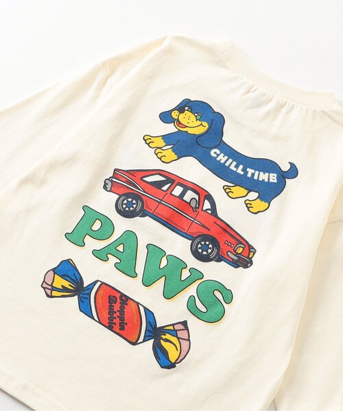 F.O.KIDS(エフオーキッズ)の「カラバリグラフィックロンT(Tシャツ/カットソー・キッズ・パープル/グレー/レッド/ターコイズブルー/チャコール/グリーン/ネイビー/オフホワイト/ベージュ/イエロー・100/150/80/90/140/130/120/110/160)」の14枚目の写真