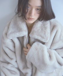 SENSE OF PLACE by URBAN RESEARCH | TISSAVEL フェイクファーショートコート(ブルゾン)