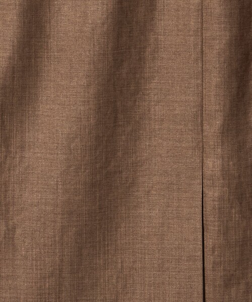 green label relaxing（グリーンレーベルリラクシング）の「［size SHORTあり］トリアセ スリット タイト スカート UVカット 通気性（スカート・レディース・ダークグレー/モカ・SHORT/38/36/40）」の18枚目の写真
