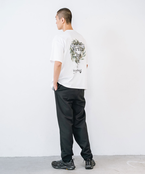 yoshiokubo（ヨシオクボ）の「yoshiokubo ヨシオクボ / LAUREL FILM  S/S T ローレルフィルムTシャツ / YKF26105（Tシャツ/カットソー・メンズ・ホワイト/ブラック・2/1/3）」の8枚目の写真