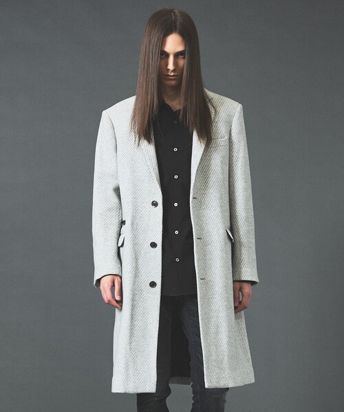5351 POUR LES HOMMES(ゴーサンゴーイチプールオム)の「チェスターコート(チェスターコート・メンズ・グレー/ブラック・50/48/46/44)」の1枚目の写真