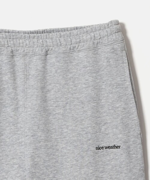 NICE WEATHER（ナイスウェザー）の「＜NICE WEATHER＞ウィメンズ スウェットパンツ（スウェットパンツ・レディース・ブラック/ライトグレー・FREE）」の3枚目の写真